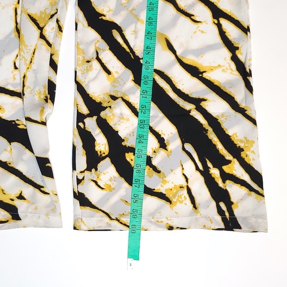 Ramona La Rue Wide Leg Sleeveless Silk Jumpsuit Tiger Print XS or S - Picture 8 of 9